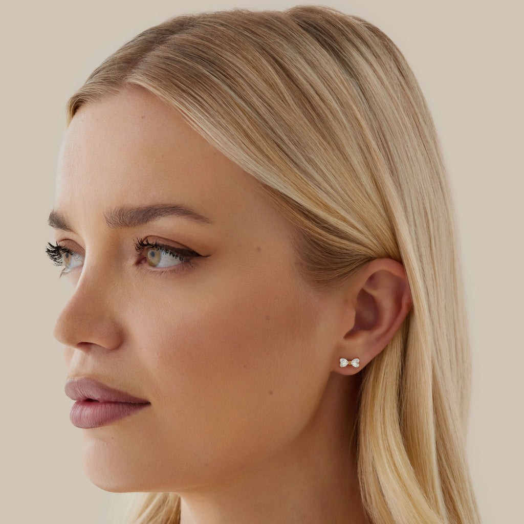 Felicity Bow Stud Earrings
