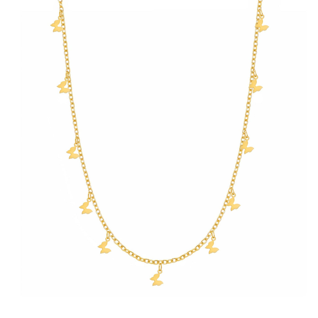Float Butterfly Choker Necklace