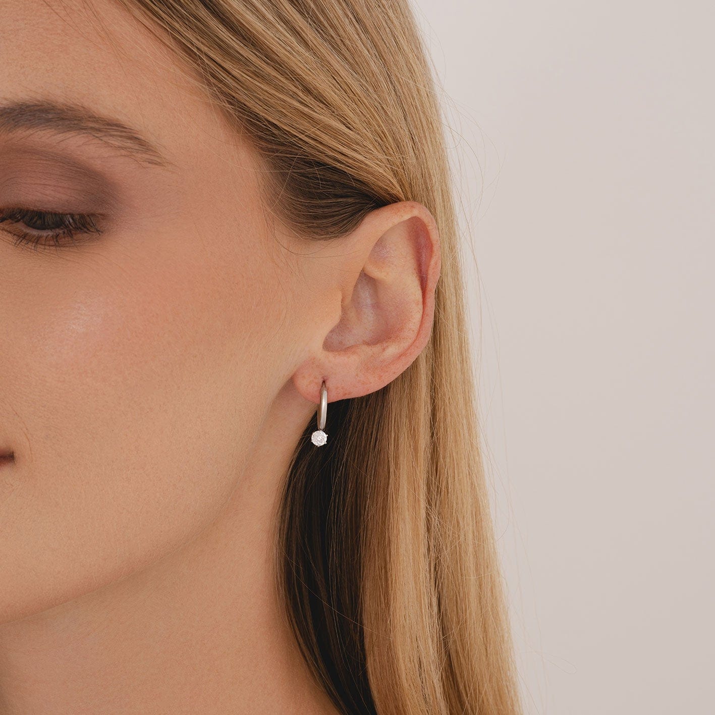 Forever Birthstone Hoop Earrings