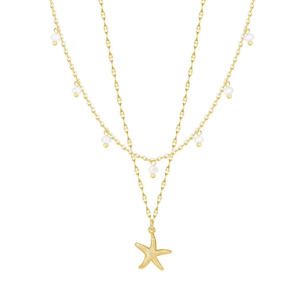 Garcelle Pearl Layered Necklace