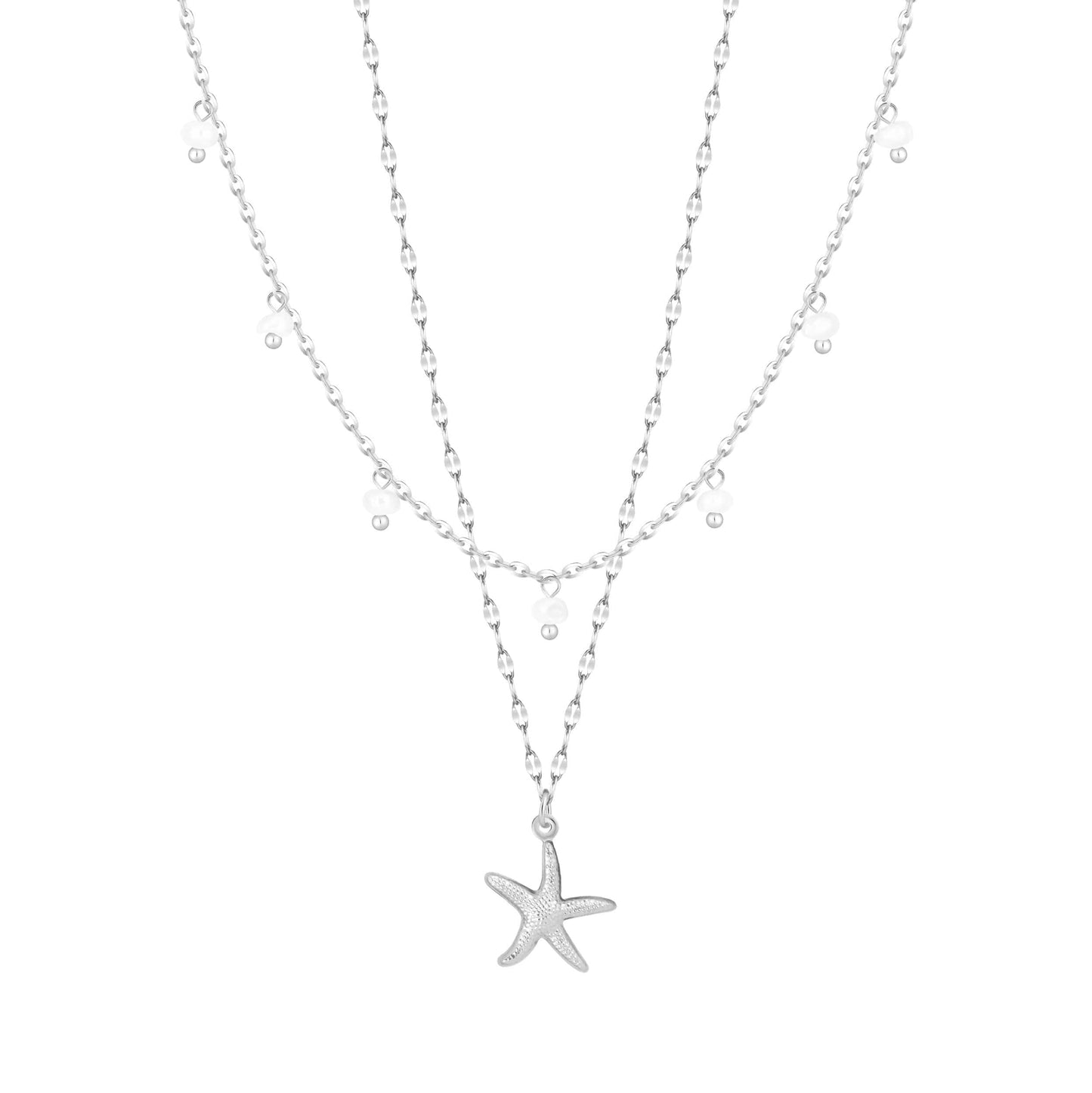 Garcelle Pearl Layered Necklace