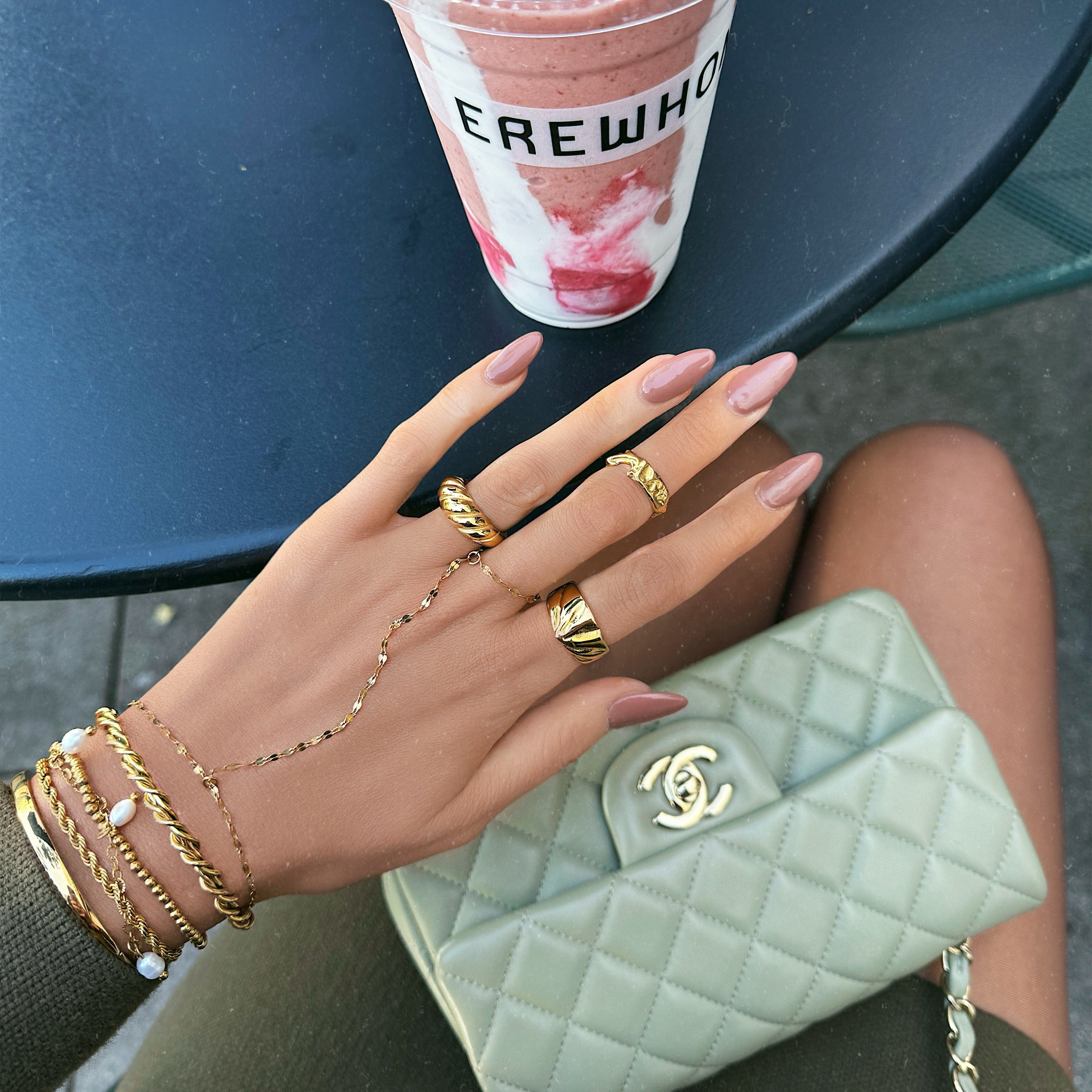 Greek Hand Chain Bracelet