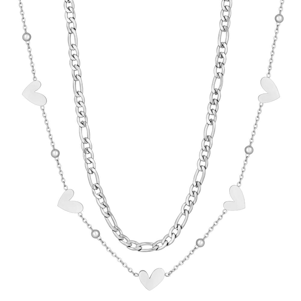 Hailey Heart Layered Necklace