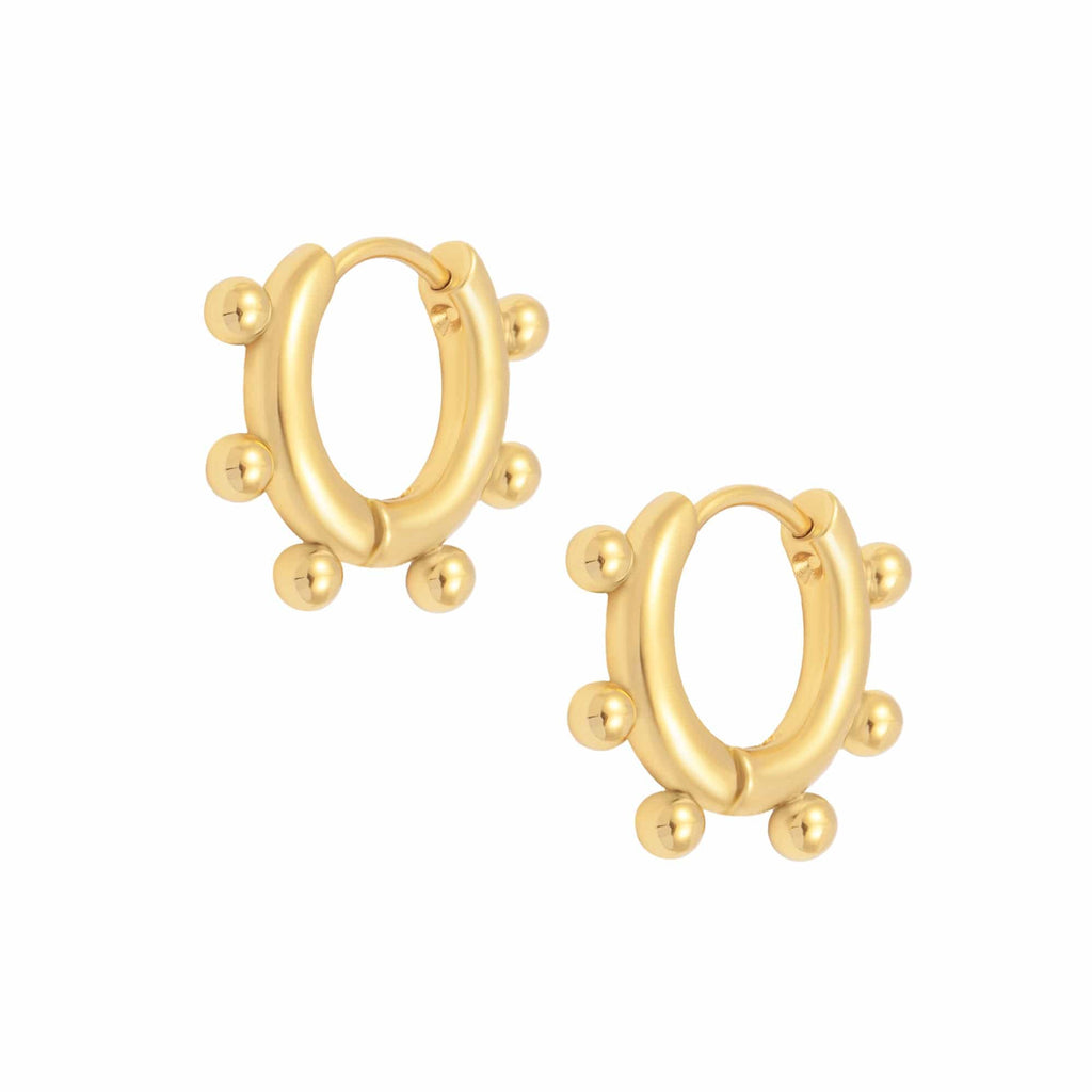 Hallie Huggie Hoop Earrings