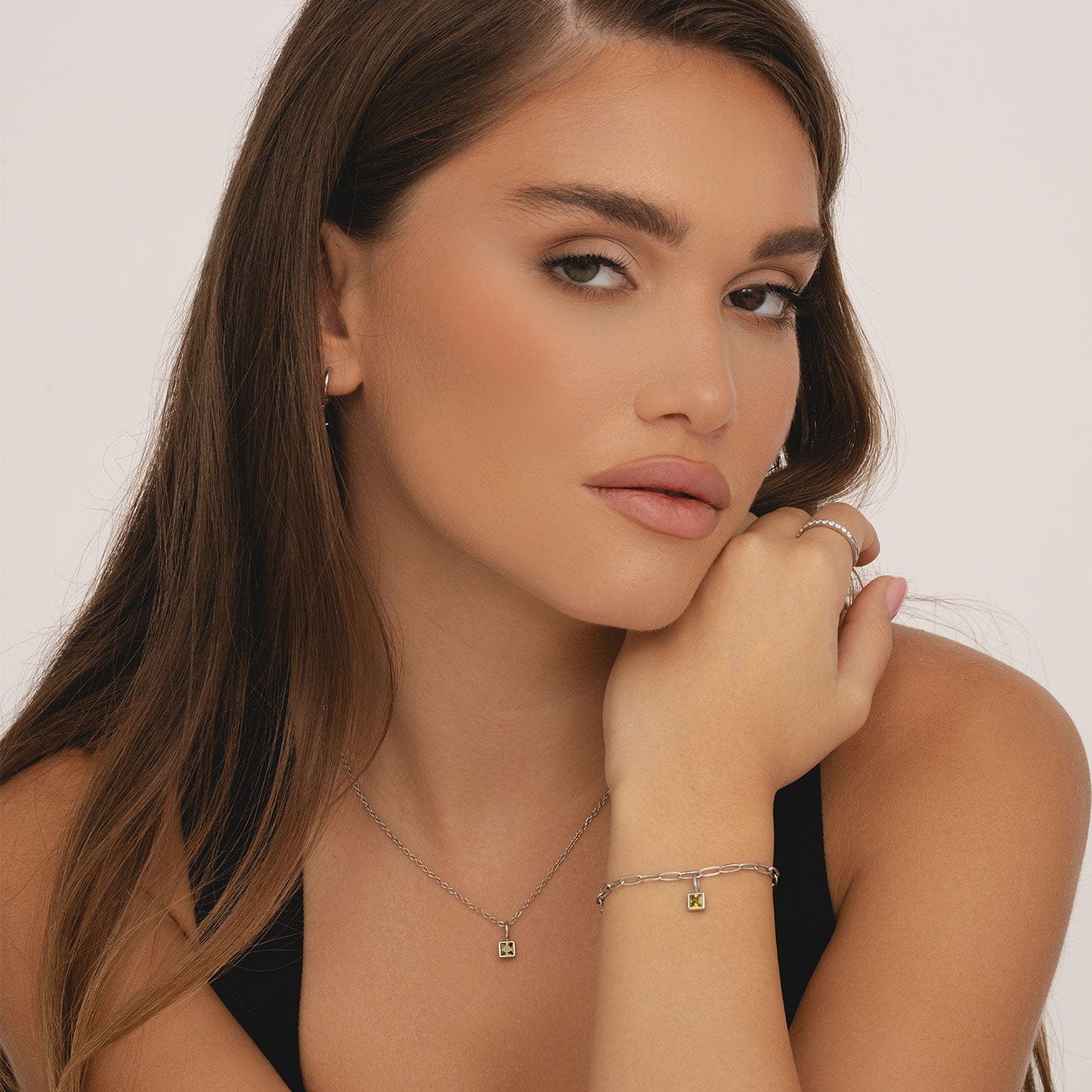 Happy Birthday Birthstone Necklace