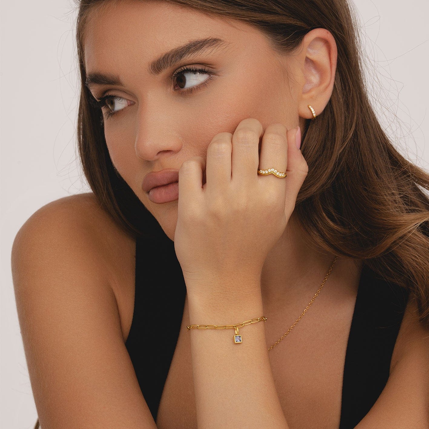 Happy Birthday Birthstone Bracelet