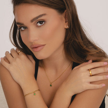 Happy Birthday Birthstone Bracelet