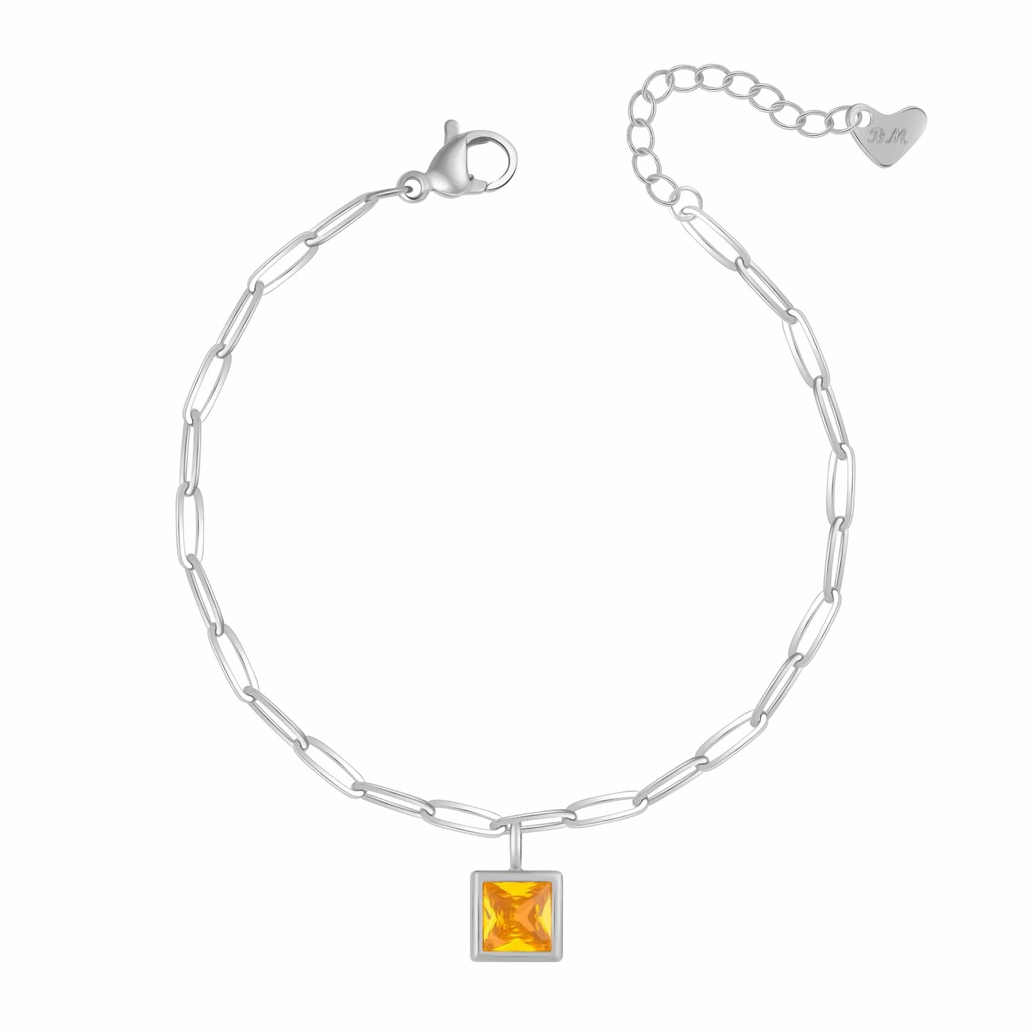 Happy Birthday Birthstone Bracelet