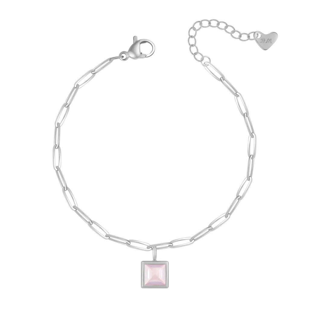 Happy Birthday Birthstone Bracelet