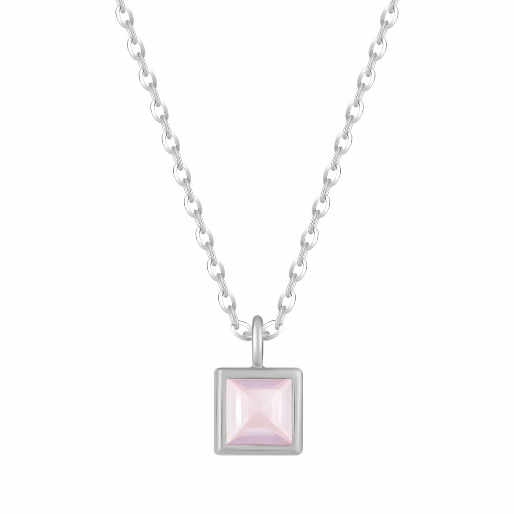 Happy Birthday Birthstone Necklace