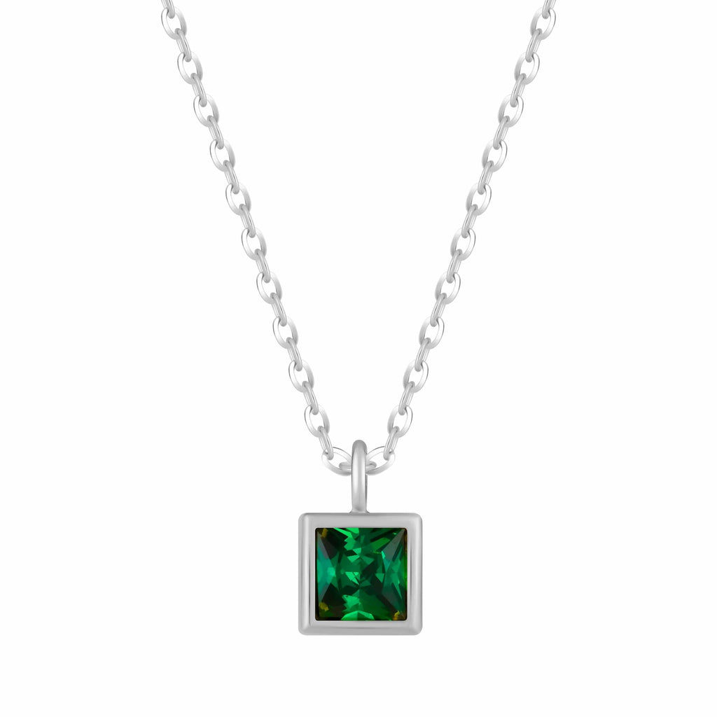 Happy Birthday Birthstone Necklace