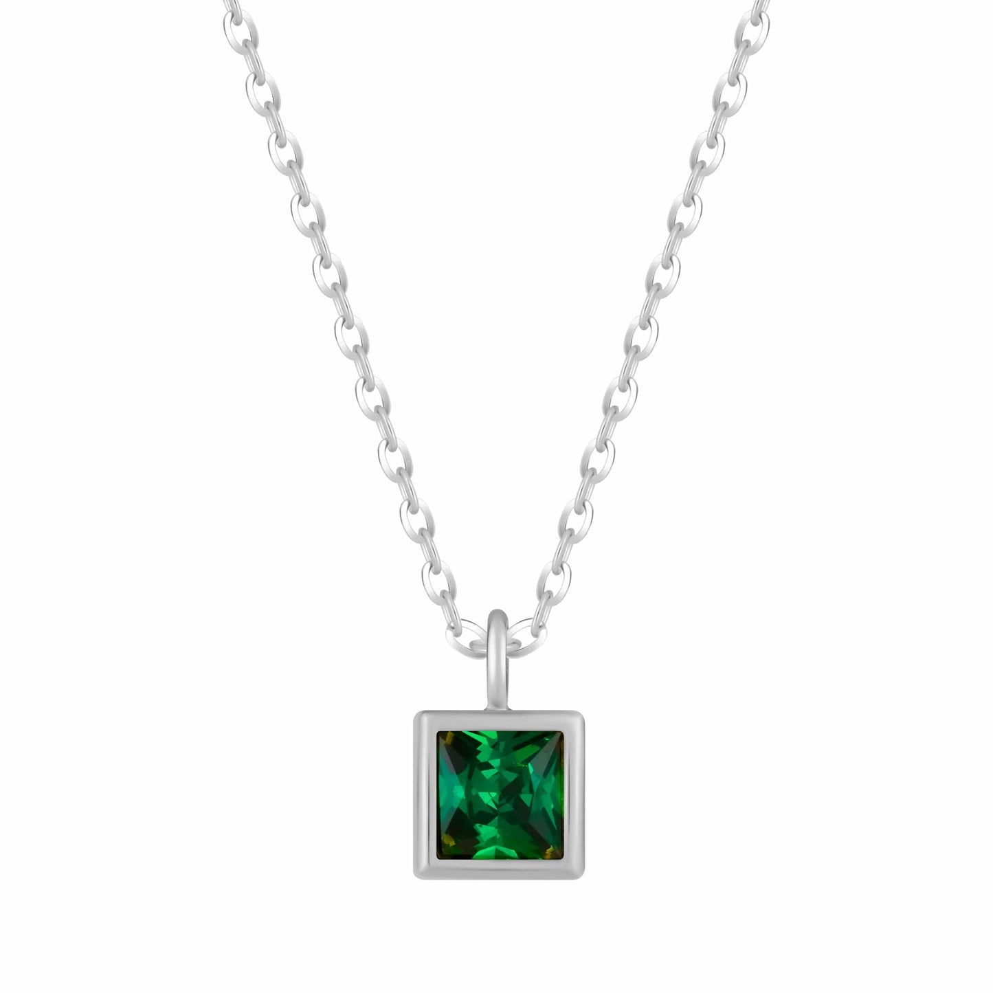Happy Birthday Birthstone Necklace