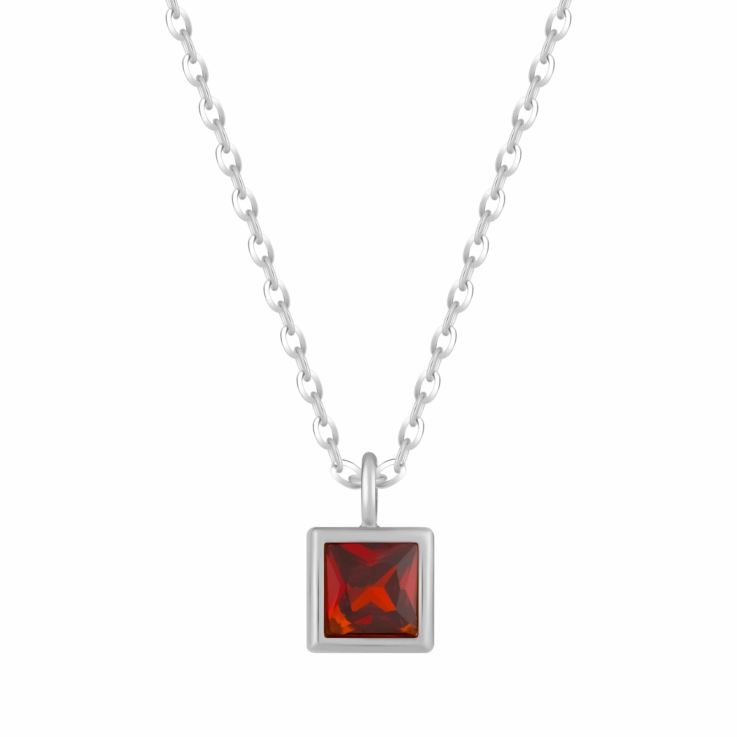 Happy Birthday Birthstone Necklace