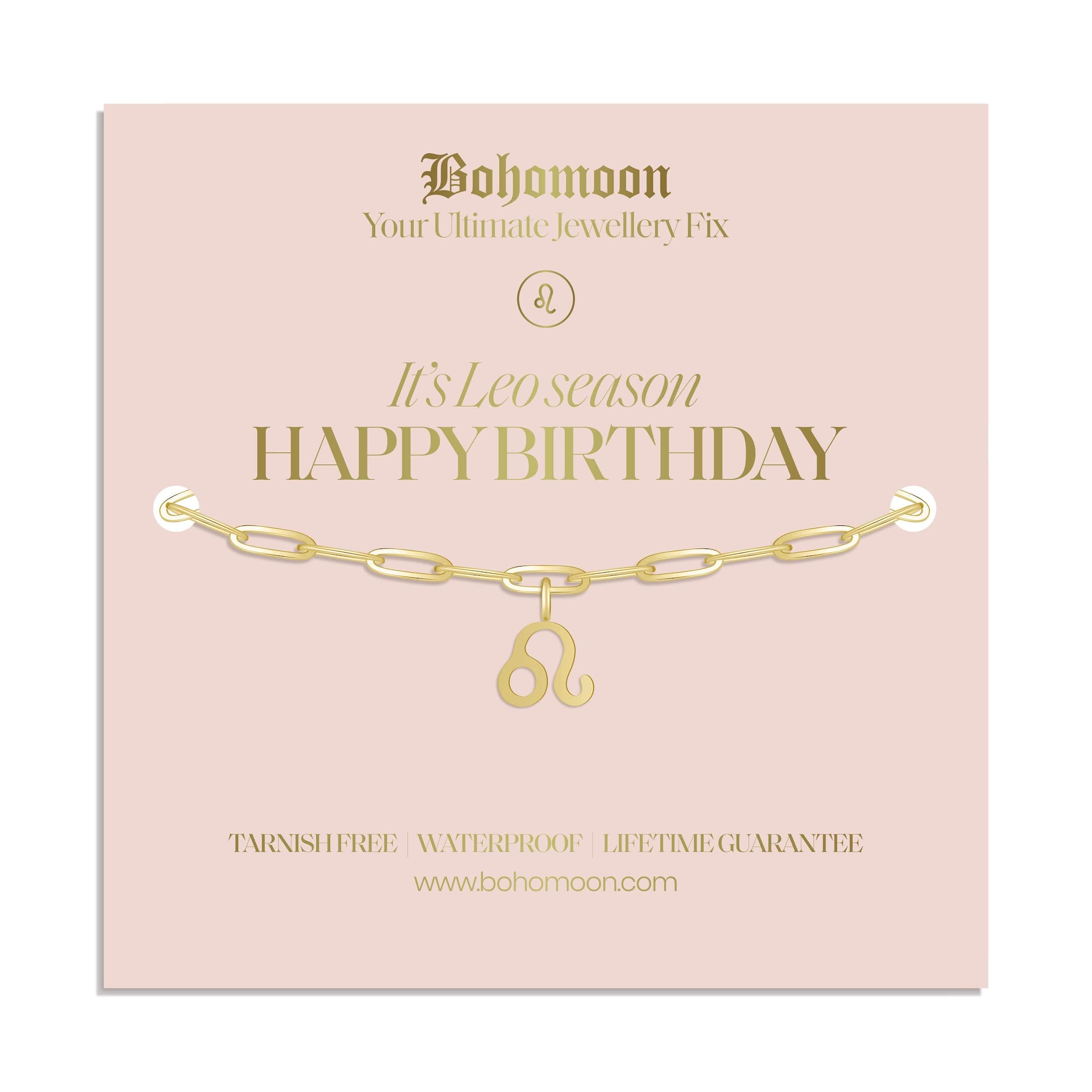 Happy Birthday Zodiac Bracelet