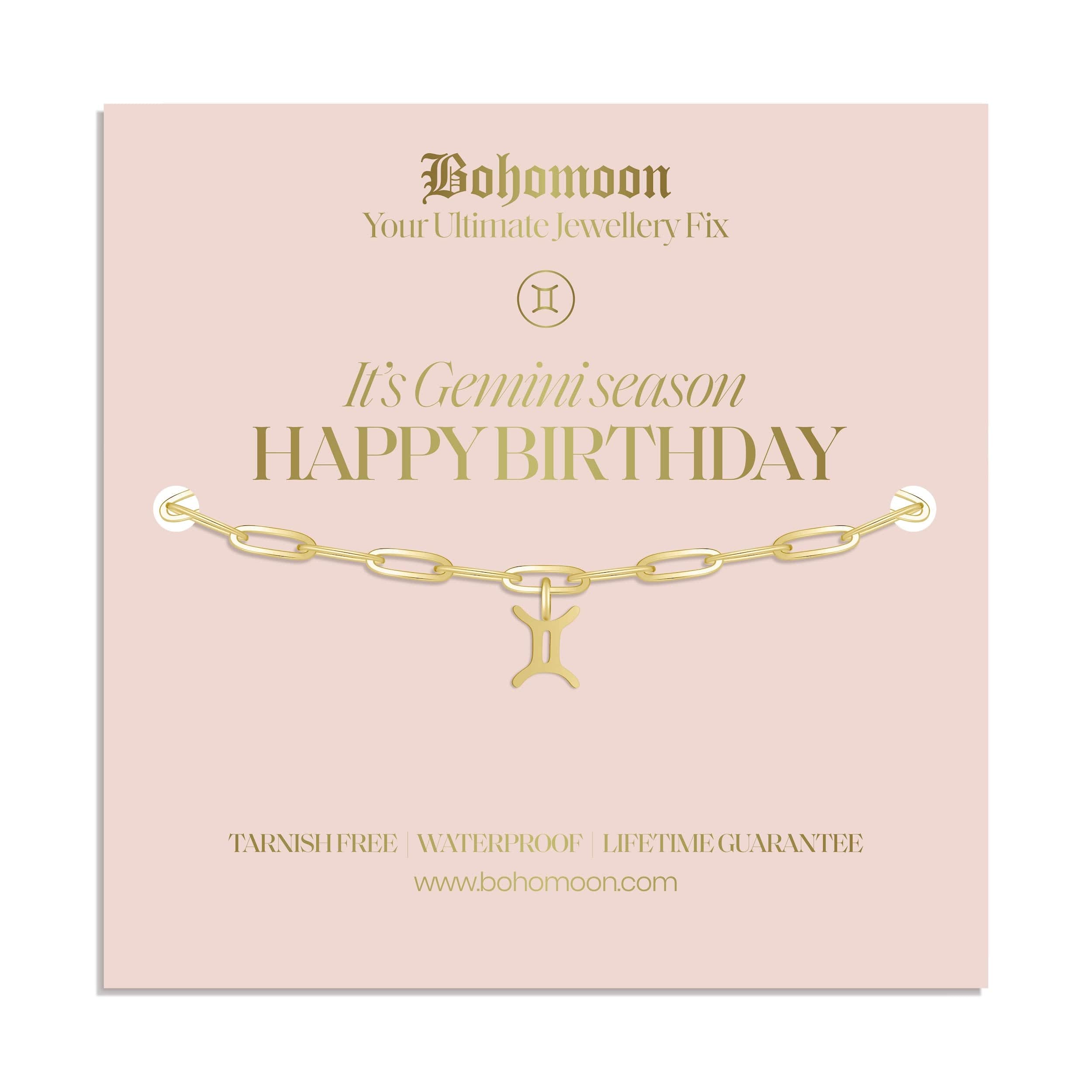 Happy Birthday Zodiac Bracelet