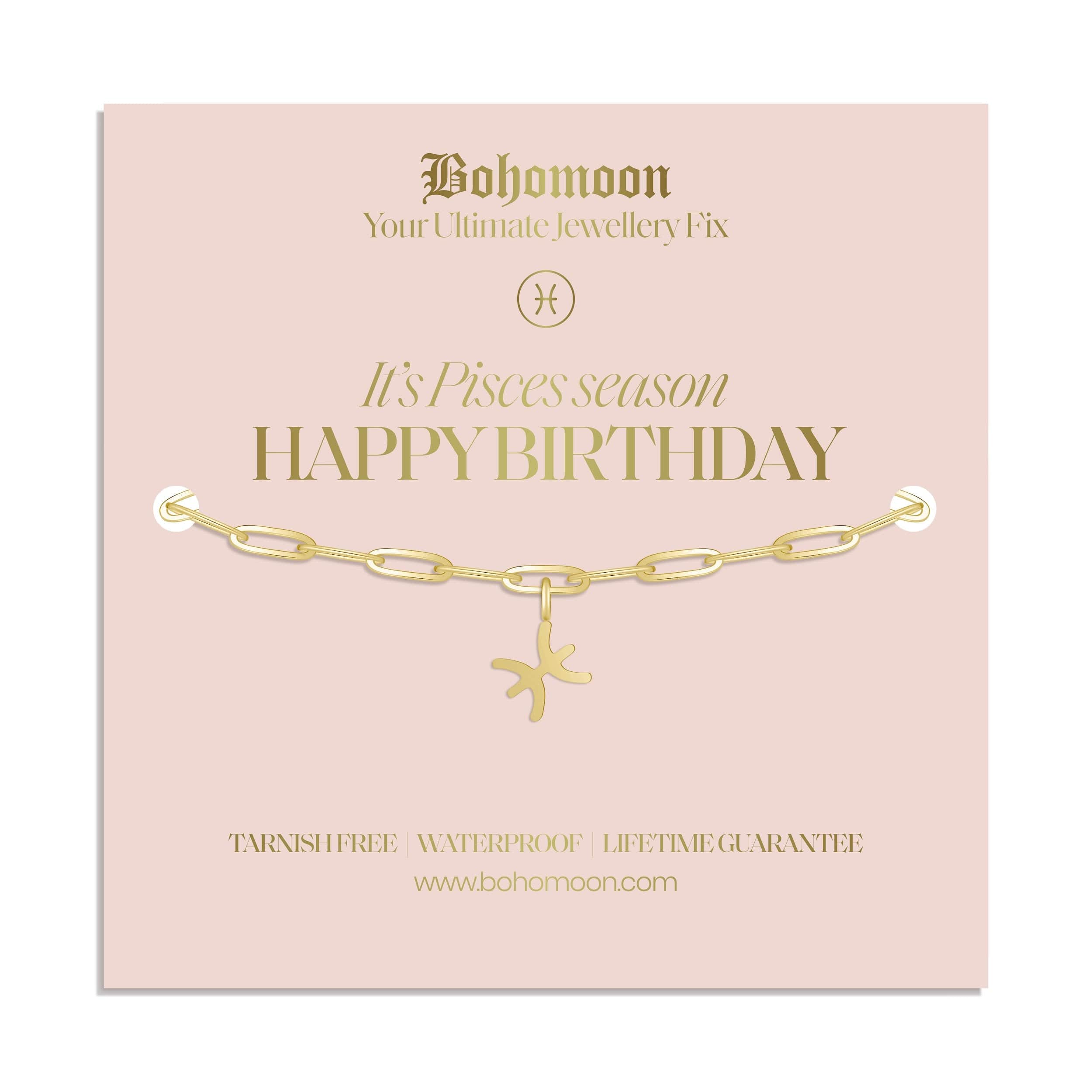 Happy Birthday Zodiac Bracelet