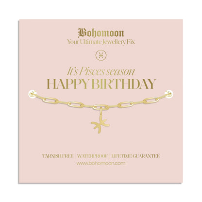 Happy Birthday Zodiac Bracelet