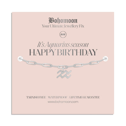 Happy Birthday Zodiac Bracelet