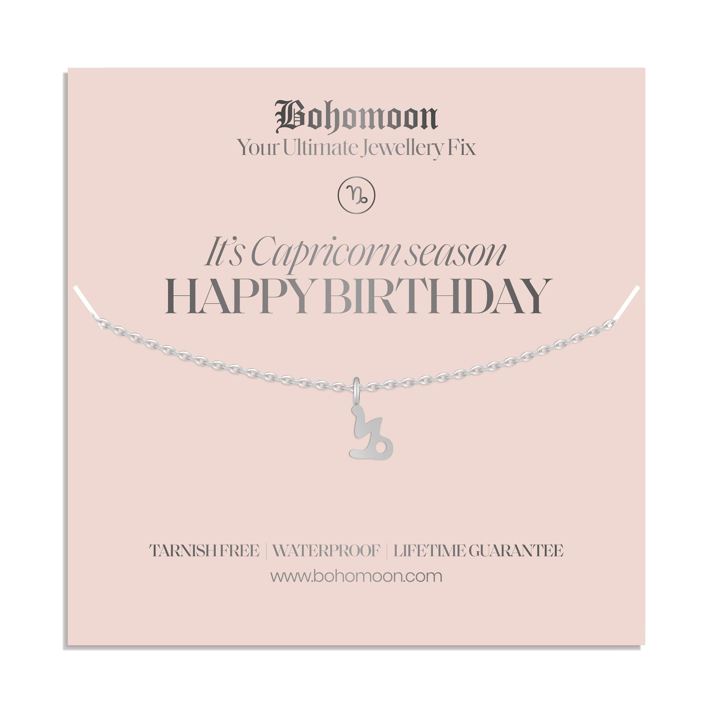 Happy Birthday Zodiac Necklace