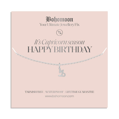 Happy Birthday Zodiac Necklace
