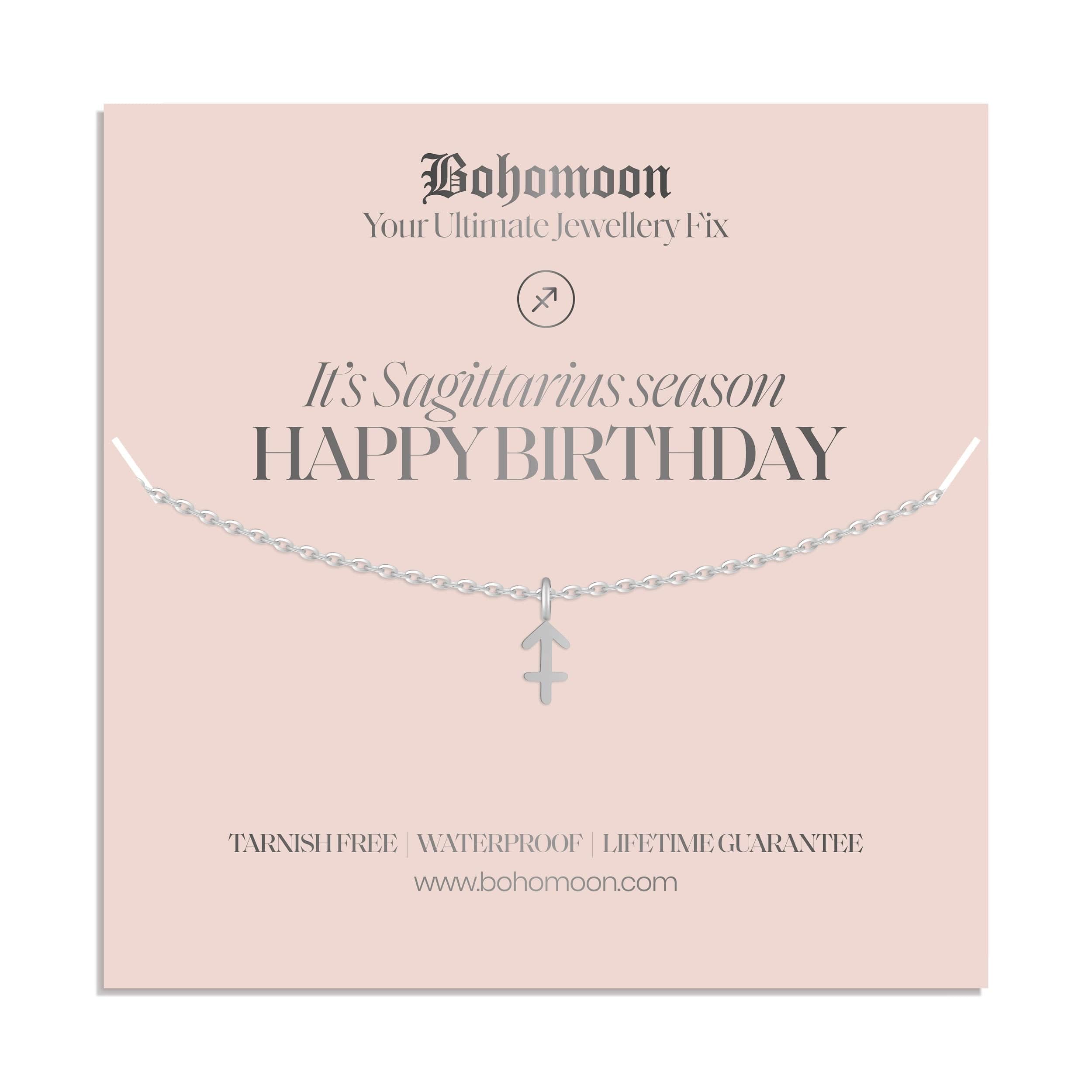 Happy Birthday Zodiac Necklace