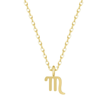 Happy Birthday Zodiac Necklace