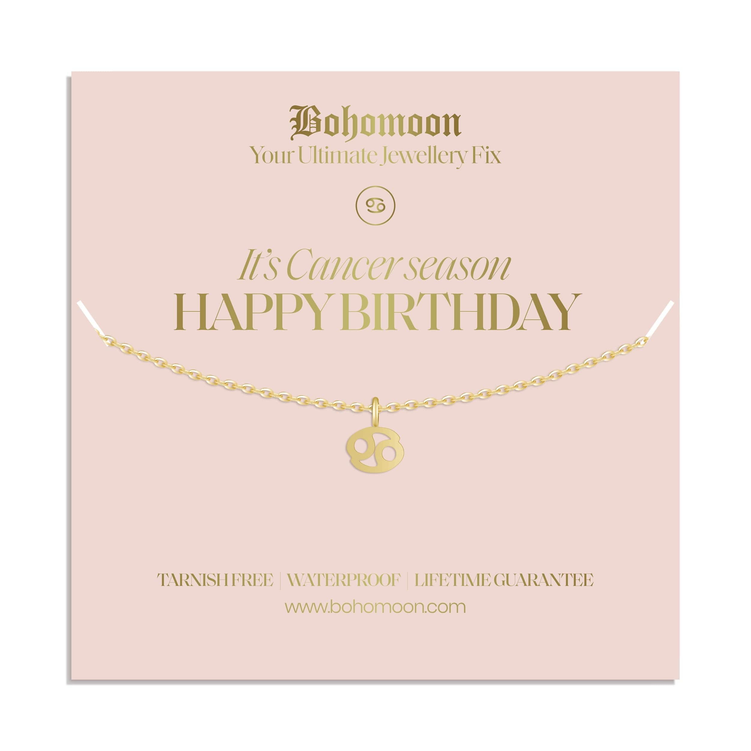 Happy Birthday Zodiac Necklace