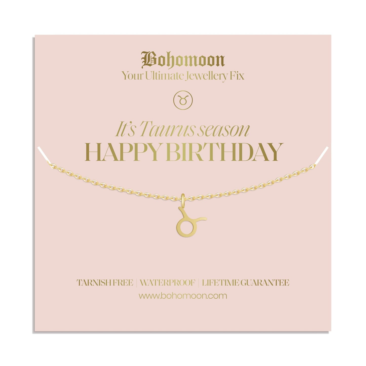 Happy Birthday Zodiac Necklace