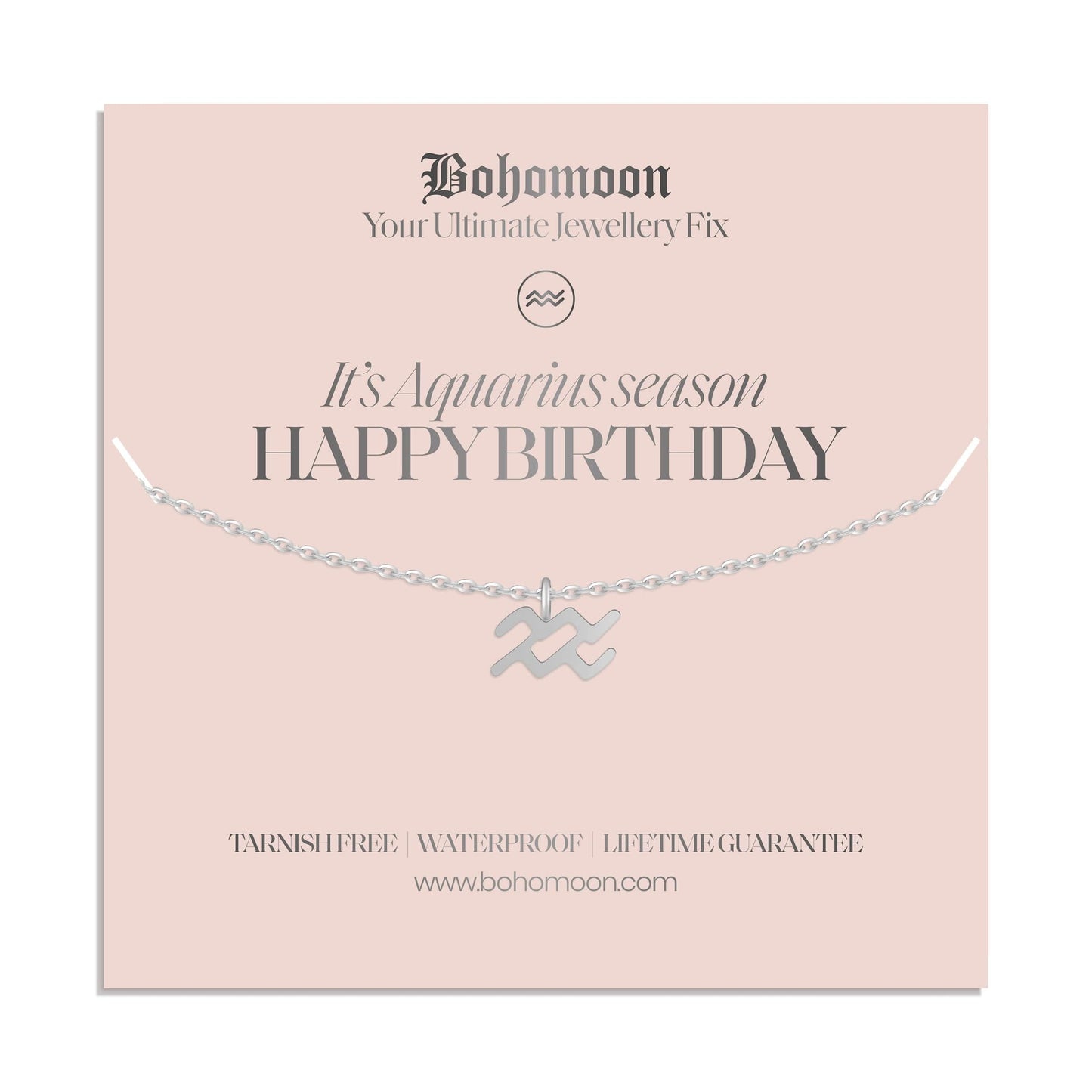 Happy Birthday Zodiac Necklace