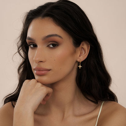 Harriet Opal Hoop Earrings