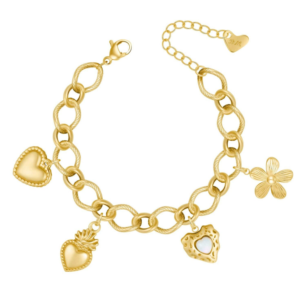 Heartbeat Charm Bracelet