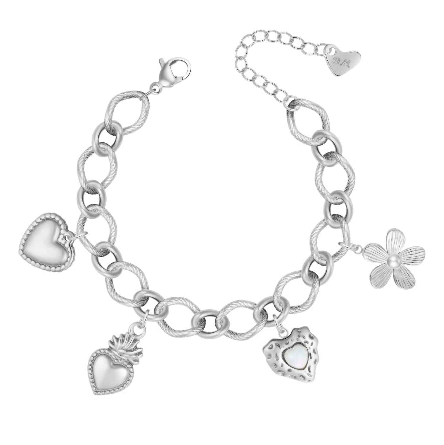 Heartbeat Charm Bracelet