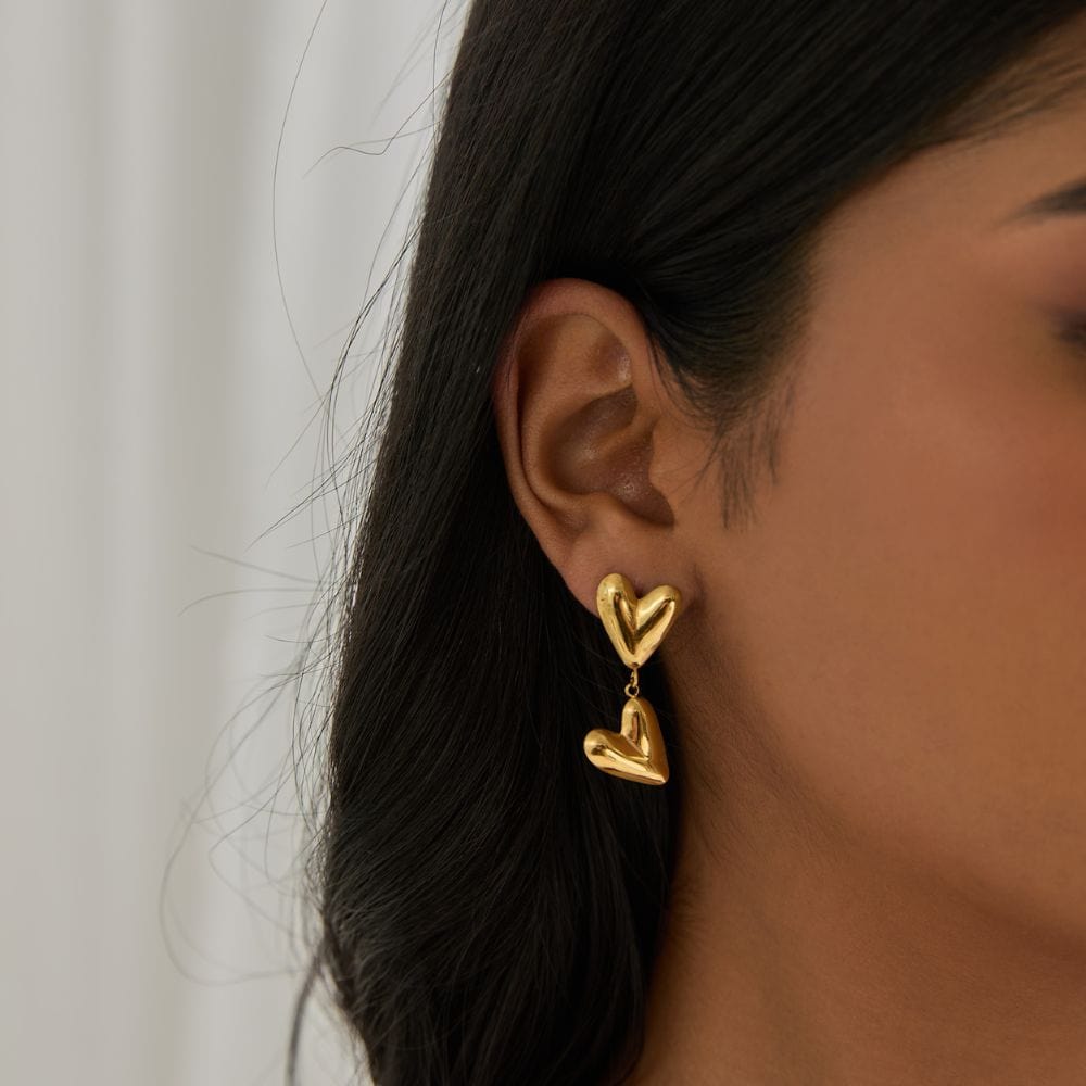 Heartfelt Stud Earrings