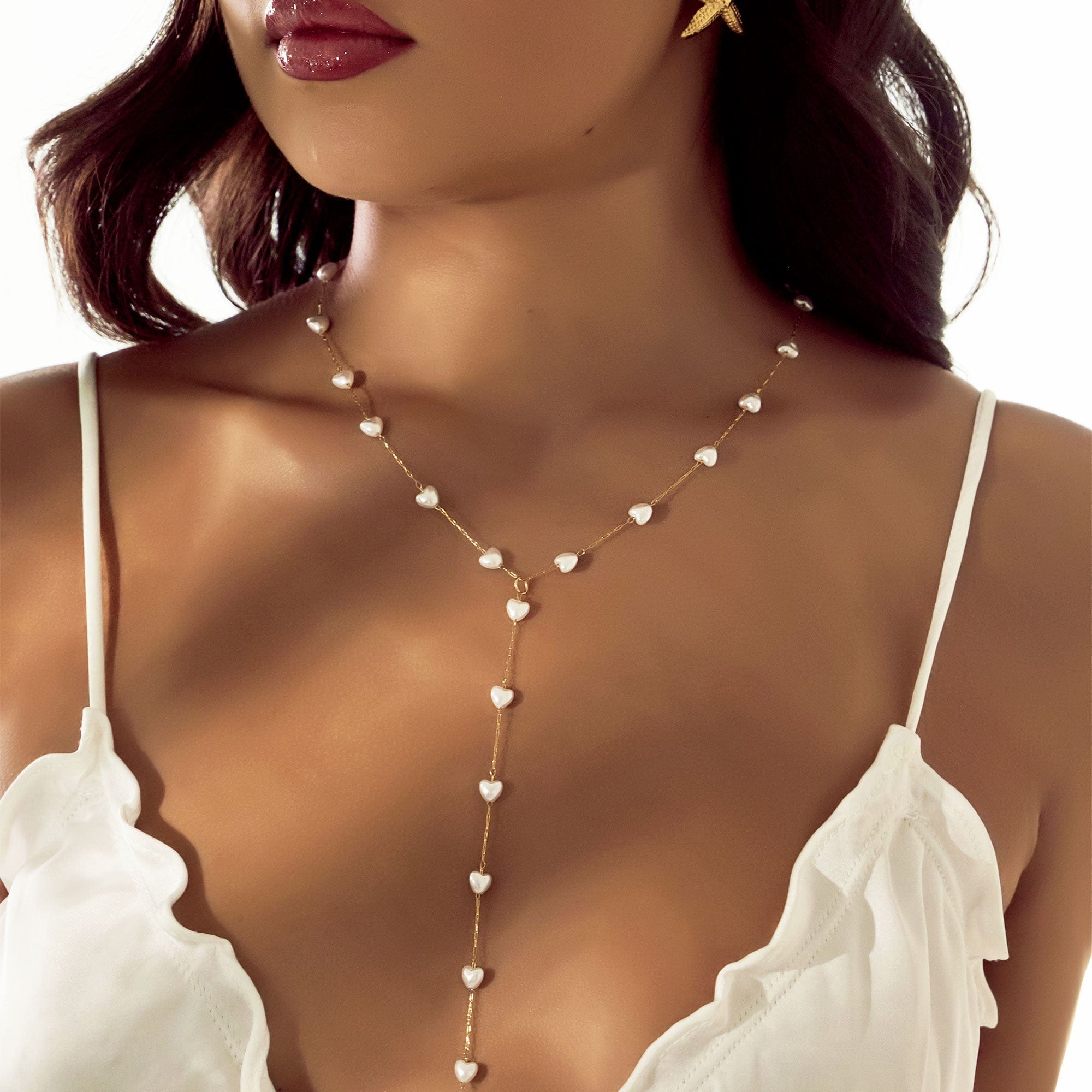 Holiday Romance Lariat Necklace