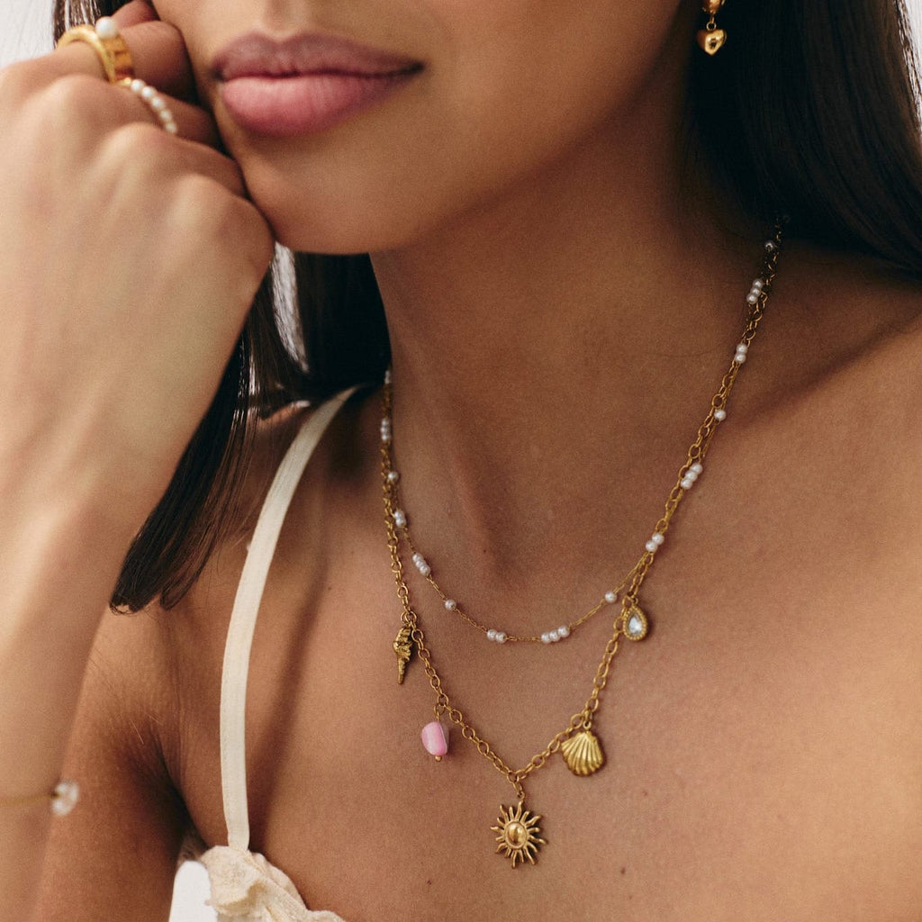 Indie Layered Charm Necklace