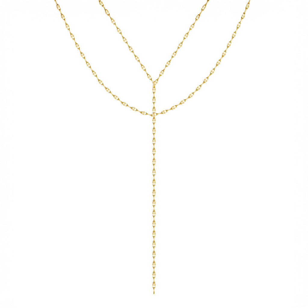 Jordana Layered Lariat Necklace