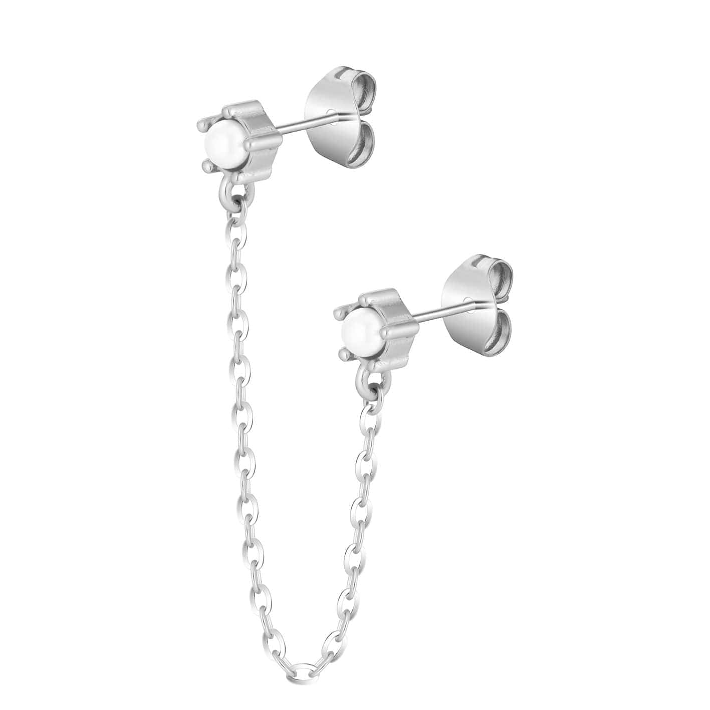 Kendall Double Pearl Earrings