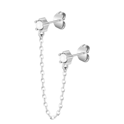 Kendall Double Pearl Earrings