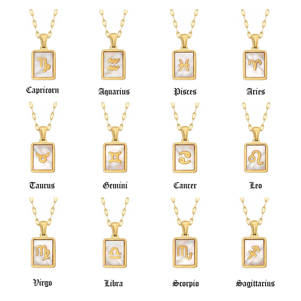 Labyrinth Zodiac Necklace