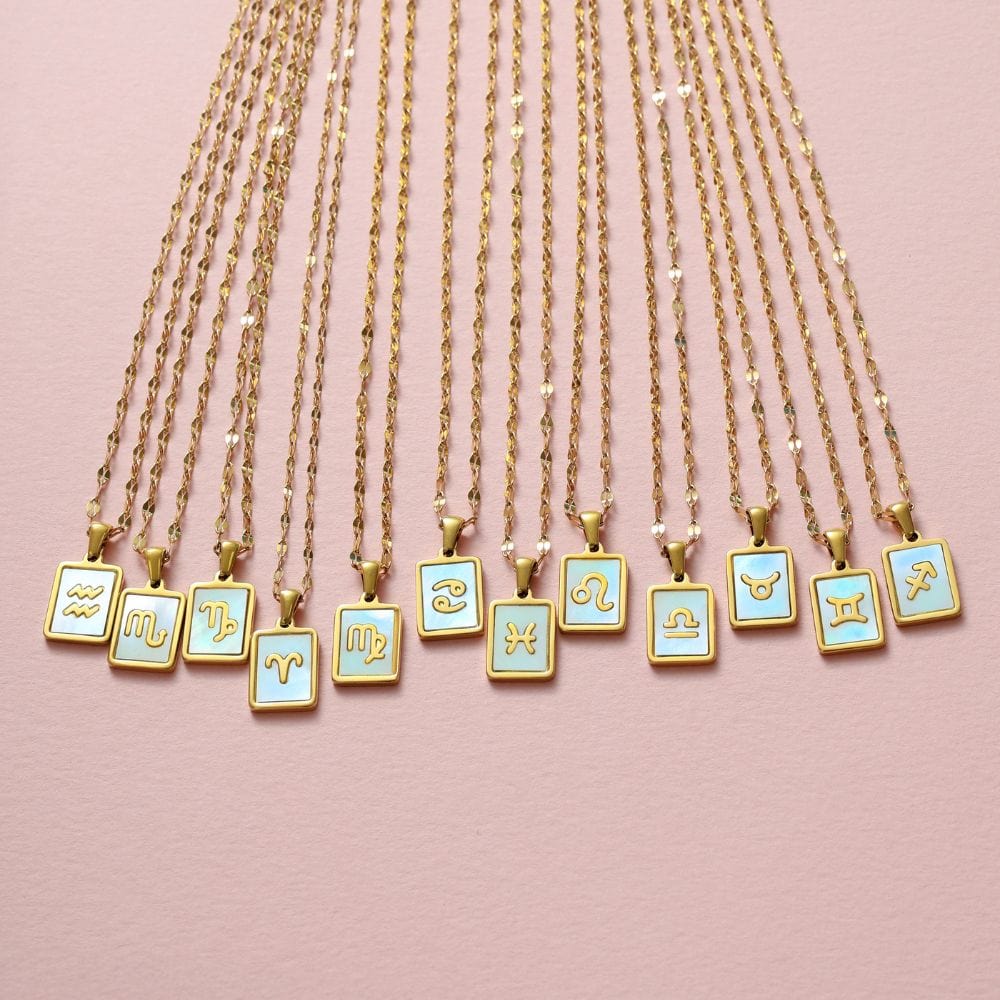 Labyrinth Zodiac Necklace