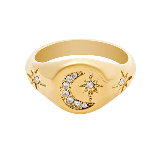 Luna Signet Ring