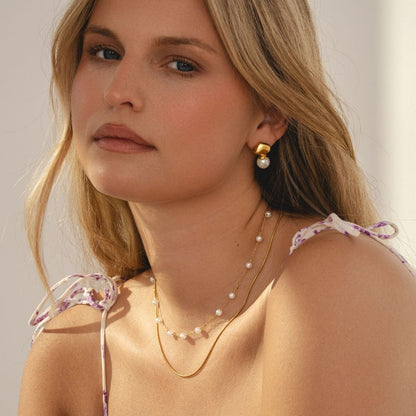 Lydia Pearl Layered Necklace