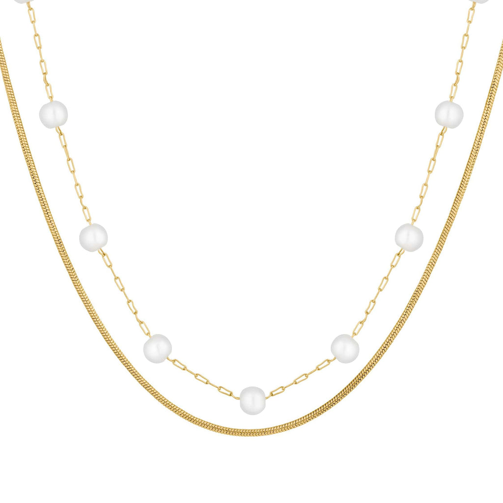 Lydia Pearl Layered Necklace