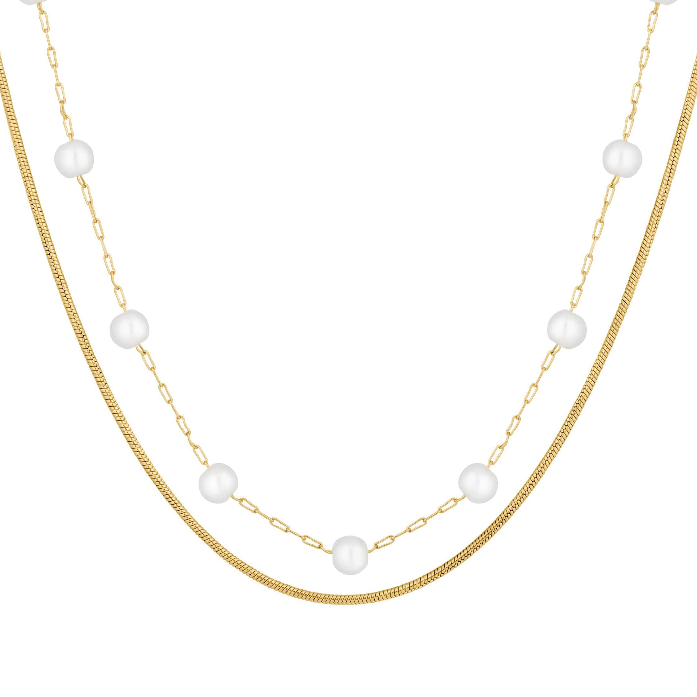 Lydia Pearl Layered Necklace