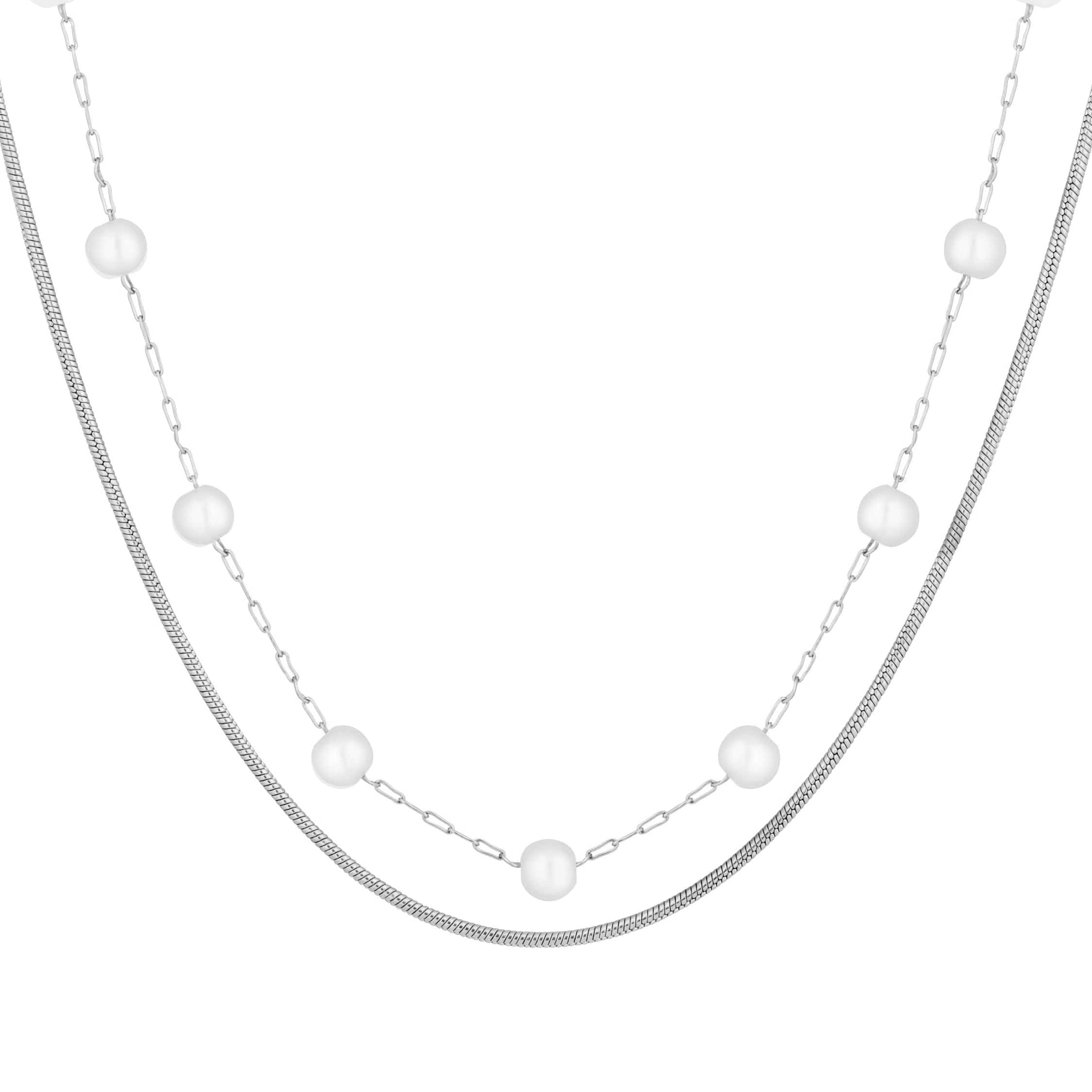Lydia Pearl Layered Necklace