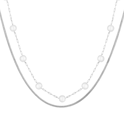 Lydia Pearl Layered Necklace
