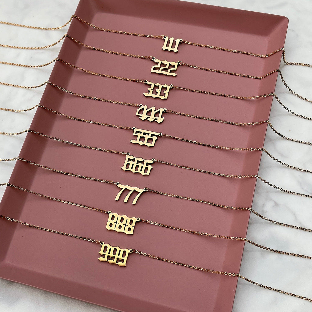 Manifest Angel Numbers Necklace