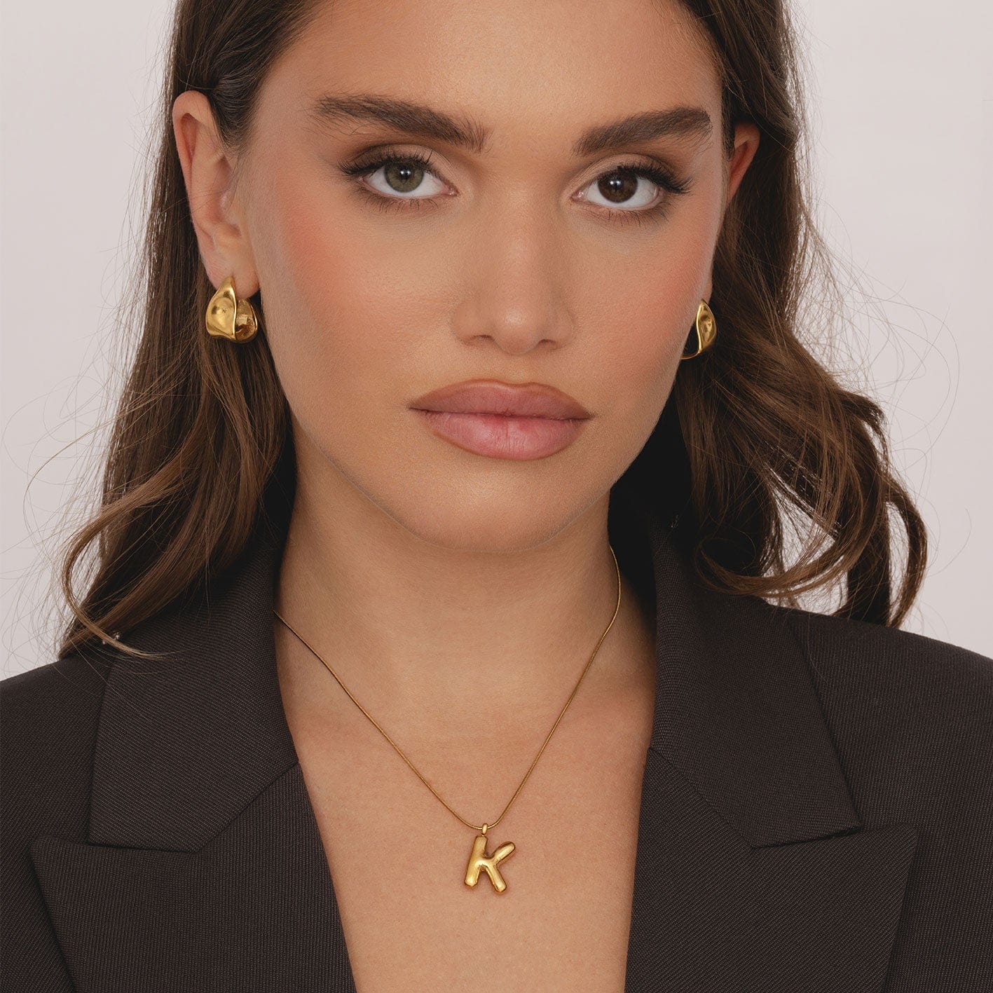 Maple Initial Necklace