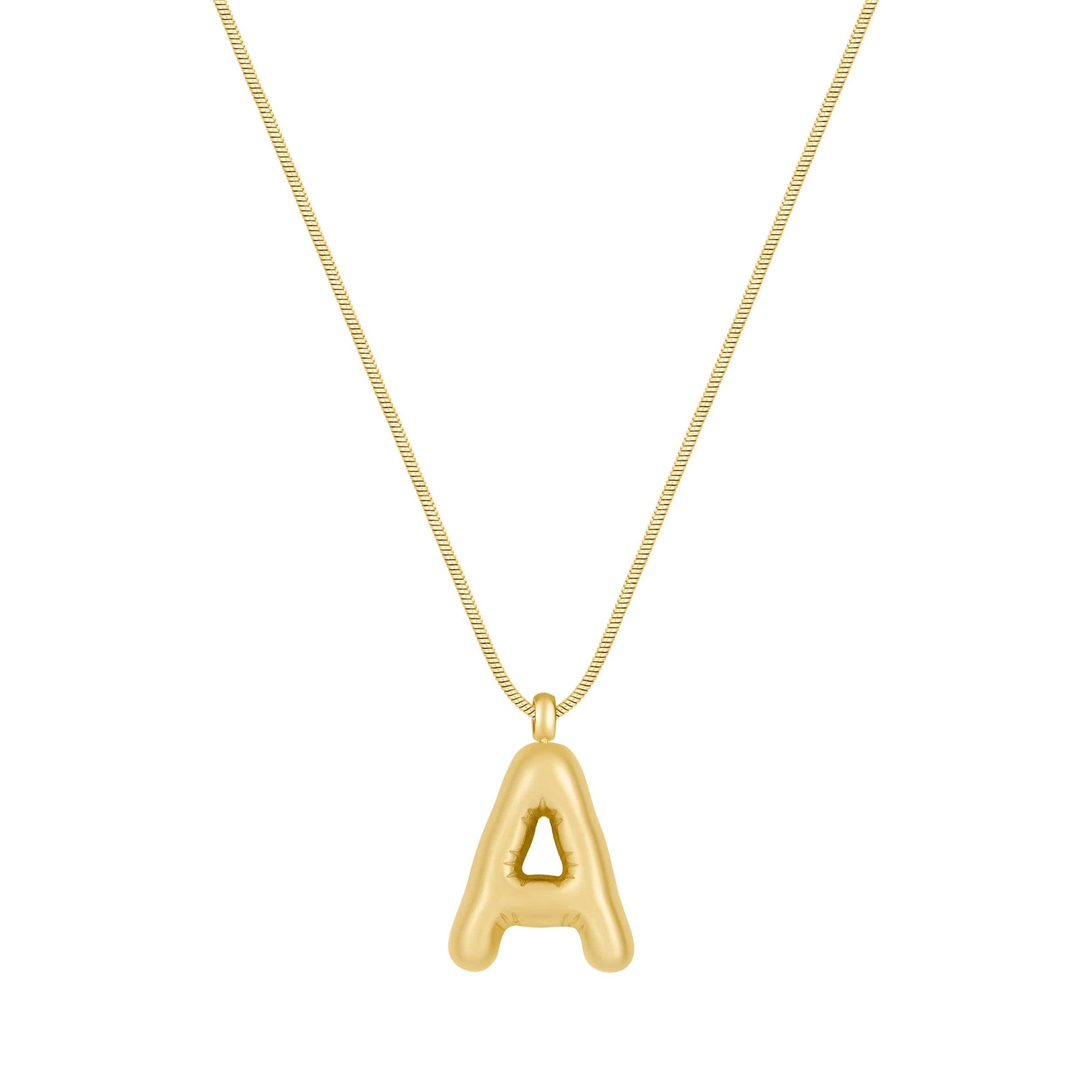 Maple Initial Necklace