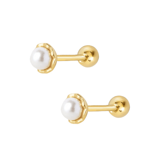 Maya Pearl Stud Earrings